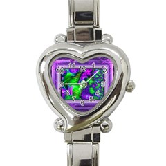 Feathery Winds Heart Italian Charm Watch by LW41021