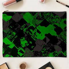 Cyber Camo Cosmetic Bag (xxxl) by MRNStudios