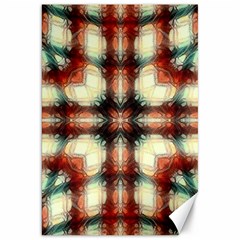 Royal Plaid Canvas 20  X 30  by LW323