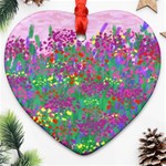 Bay Garden Heart Ornament (Two Sides) Front