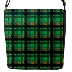 Green Clover Flap Closure Messenger Bag (s) by LW323