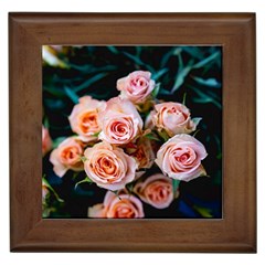 Sweet Roses Framed Tile by LW323