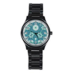 Softpetals Stainless Steel Round Watch by LW323