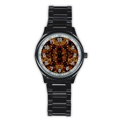 Gloryplace Stainless Steel Round Watch by LW323