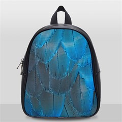 Feathery Blue School Bag (small) by LW323