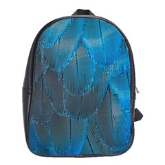 Feathery Blue School Bag (xl) by LW323