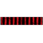 Red lines Large Flano Scarf  Back