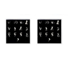 Katzen Cats Katzen Cats Cufflinks (square) by WetdryvacsLair