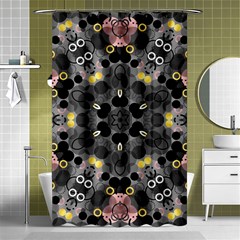 Abstract Geometric Kaleidoscope Shower Curtain 48  X 72  (small)  by alllovelyideas