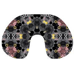 Abstract Geometric Kaleidoscope Travel Neck Pillow by alllovelyideas