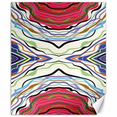 Bohemian Colorful Pattern B Canvas 8  X 10  by gloriasanchez