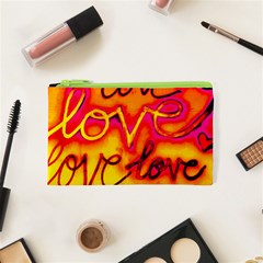  Graffiti Love Cosmetic Bag (xs) by essentialimage365