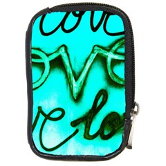  Graffiti Love Compact Camera Leather Case by essentialimage365