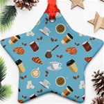 Coffee Time Ornament (Star) Front