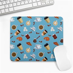 Coffee Time Large Mousepads by SychEva