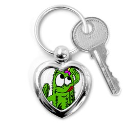 Cactus Key Chain (heart) by IIPhotographyAndDesigns