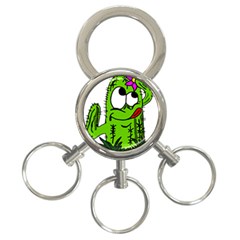 Cactus 3-ring Key Chain by IIPhotographyAndDesigns