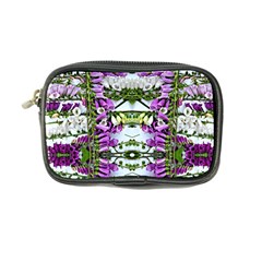 Woven Floral Repeat Coin Purse by kaleidomarblingart