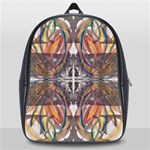 Mixed media symmetry School Bag (Large) Front