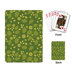 Folk Flowers Pattern Floral Surface Design  Playing Cards Single Design (rectangle) by Eskimos