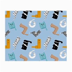 Unusual And Funny Tetris Cats Small Glasses Cloth by SychEva