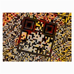 Root Humanity Bar And Qr Code Combo In Brown Large Glasses Cloth by WetdryvacsLair