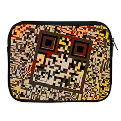 Root Humanity Bar And Qr Code Combo In Brown Apple Ipad 2/3/4 Zipper Cases by WetdryvacsLair