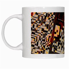 Root Humanity Bar And Qr Code Flash Orange And Purple White Mugs by WetdryvacsLair