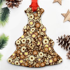 Flower Bomb 3b Ornament (christmas Tree)  by PatternFactory