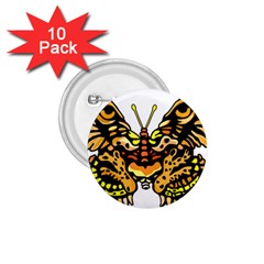 Bigcat Butterfly 1 75  Buttons (10 Pack) by IIPhotographyAndDesigns