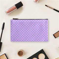 Soft Pattern Lilac Cosmetic Bag (small) by PatternFactory