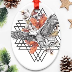 Boho Eagle  Ornament (oval) by webstylecreations