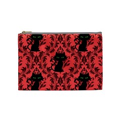 Cat Pattern Cosmetic Bag (medium) by NerdySparkleGoth