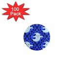 Ghost Pattern 1  Mini Magnets (100 pack)  Front