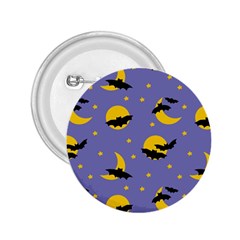 Bats With Yellow Moon 2 25  Buttons by SychEva