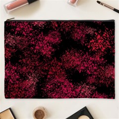 Red Abstraction Cosmetic Bag (xxxl) by SychEva