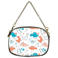 Funny Dinosaurs Kids Chain Purse (two Sides) by SychEva