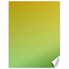 Gradient Yellow Green Canvas 18  X 24  by ddcreations