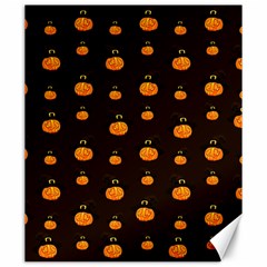 Halloween Pumpkins Pattern, Witch Hat Jack O  Lantern Canvas 20  X 24  by Casemiro