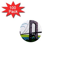 Bridge-vintage-clip-art-color 1  Mini Magnets (100 Pack)  by Sudhe