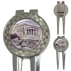 Erechtheum Temple, Athens, Greece 3-in-1 Golf Divots by dflcprintsclothing