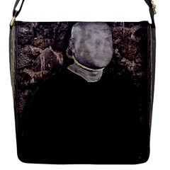 No Face Hanged Creepy Poster Flap Closure Messenger Bag (s) by dflcprintsclothing