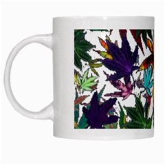 420 Leafing It Up - Jonora Records Apparel White Mugs by JonoraRecordsApparel