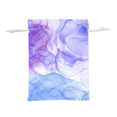 Purple And Blue Alcohol Ink  Lightweight Drawstring Pouch (s) by Dazzleway