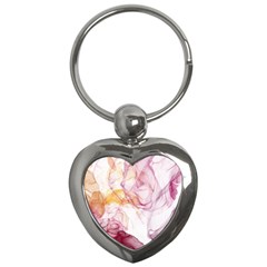 Red And Orange Alcohol In  Key Chain (heart) by Dazzleway