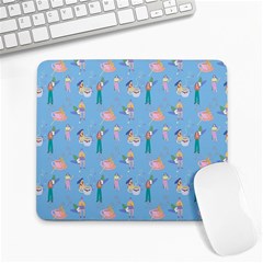 Beautiful Girls With Drinks Large Mousepads by SychEva