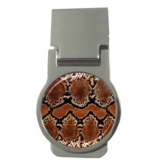 Leatherette Snake 3 Money Clips (round)  by skindeep