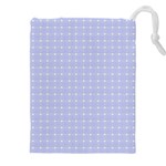 Lighblu Plaid Small Drawstring Pouch (5XL) Front