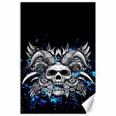 Skullart Canvas 24  X 36  by Sparkle