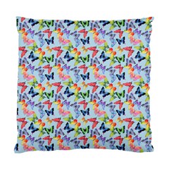 Beautiful Bright Butterflies Are Flying Standard Cushion Case (two Sides) by SychEva